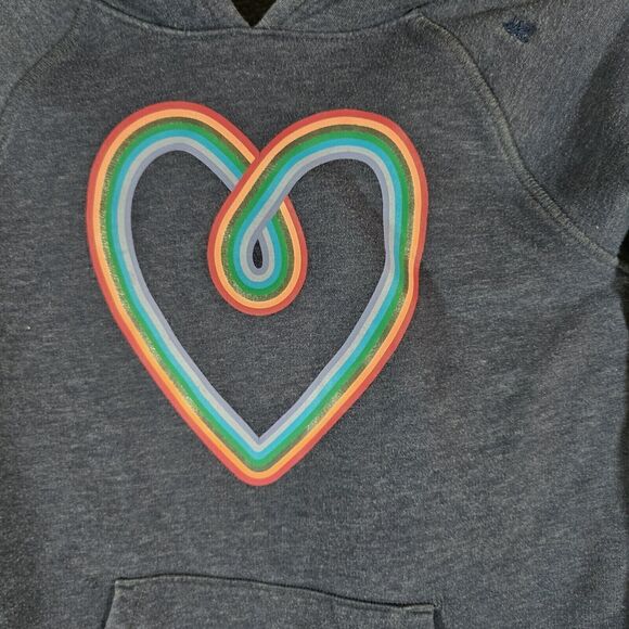 Girls Cat And Jack T Shirt, Size 10/12, Gently Used, Blue Hoodie - Picture 4 of 11